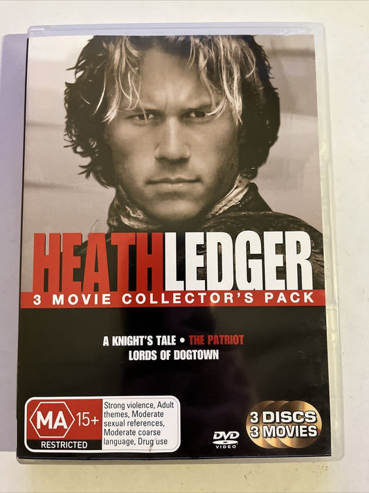 A Knight's Tale / The Patriot / Lords of Dogtown (DVD, 3-Disc) Heath Ledger