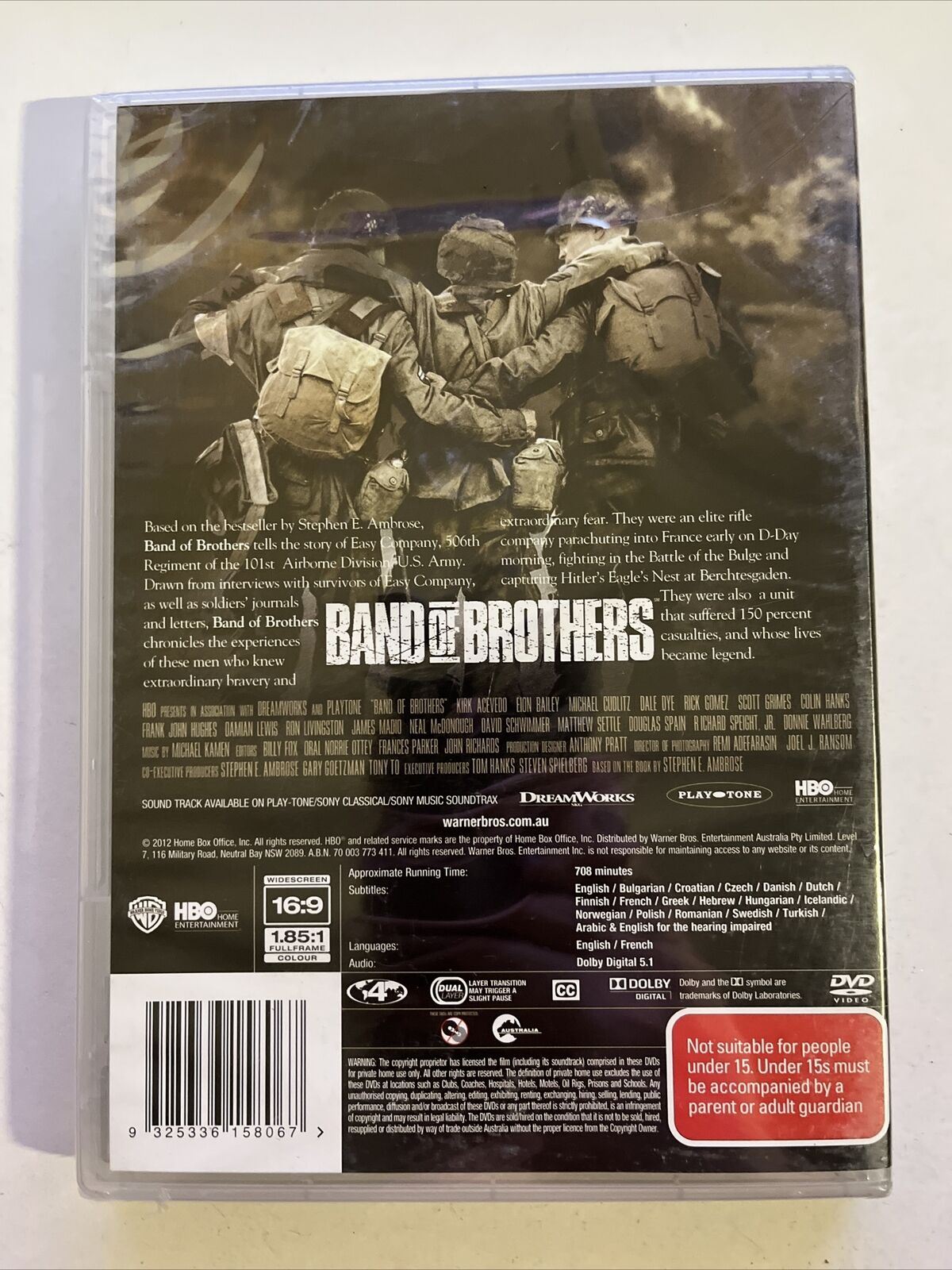 *New Sealed* Band of Brothers (DVD) Complete Mini Series. Region 4