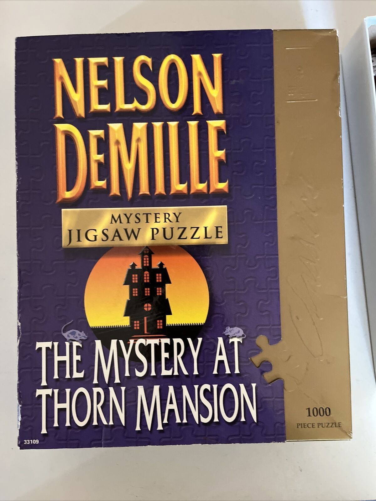 Nelson Demille Puzzle Mystery Thorn Mountain Game Puzzle Halloween Puzzle 1000
