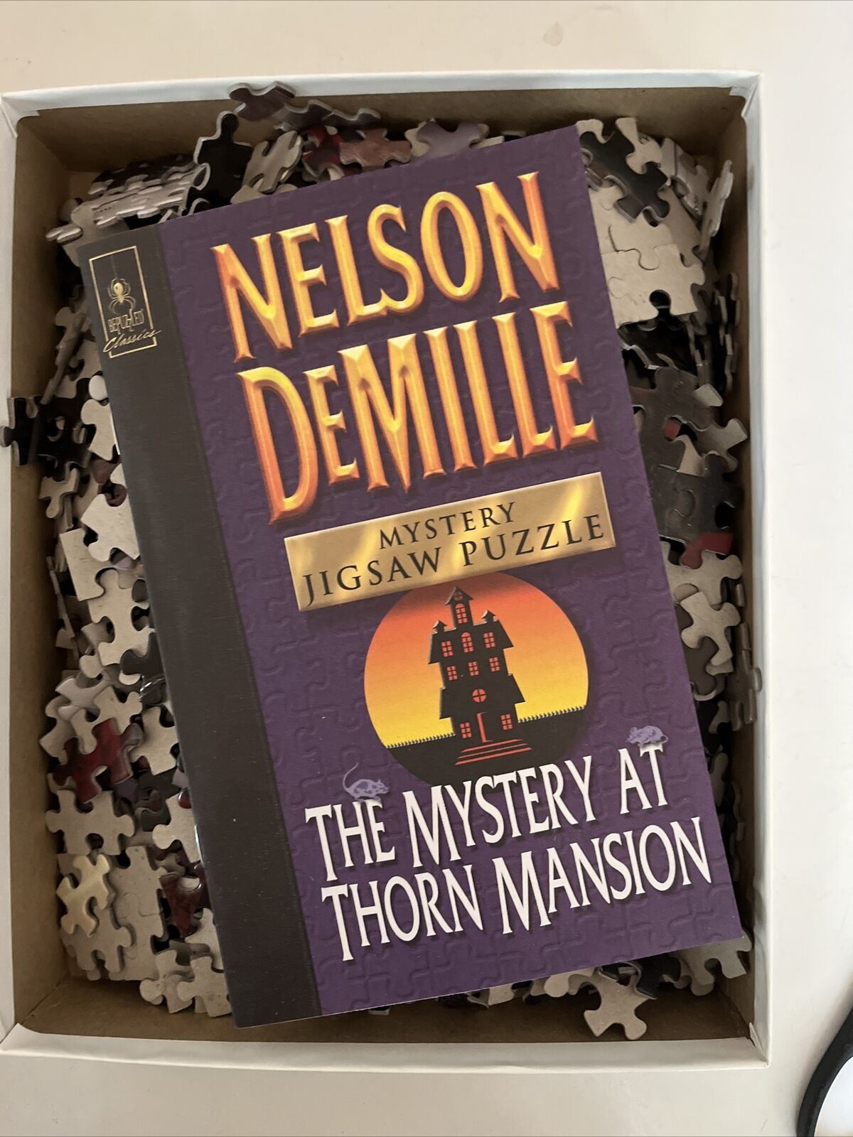 Nelson Demille Puzzle Mystery Thorn Mountain Game Puzzle Halloween Puzzle 1000