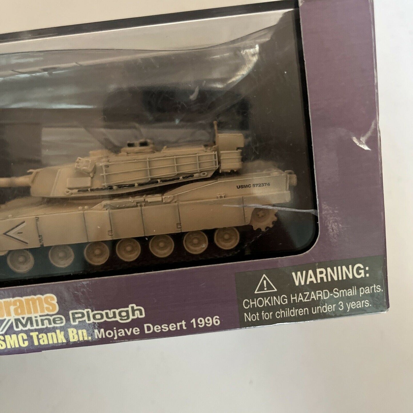 Dragon Armor M1A1HA Abrams Tank with Mine Plough Mojave Desert 1996