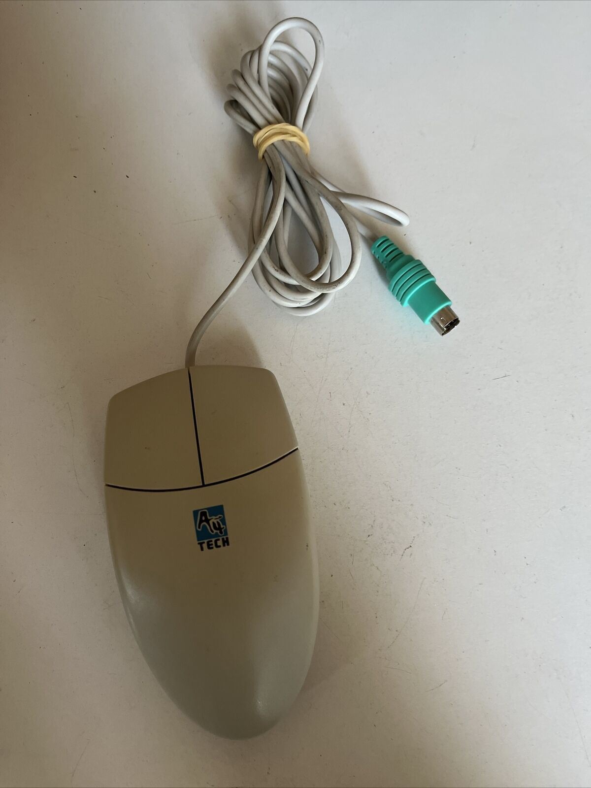 Vintage A4Tech PS/2 2 Button Ball Mouse OK-720 - Tested & Working