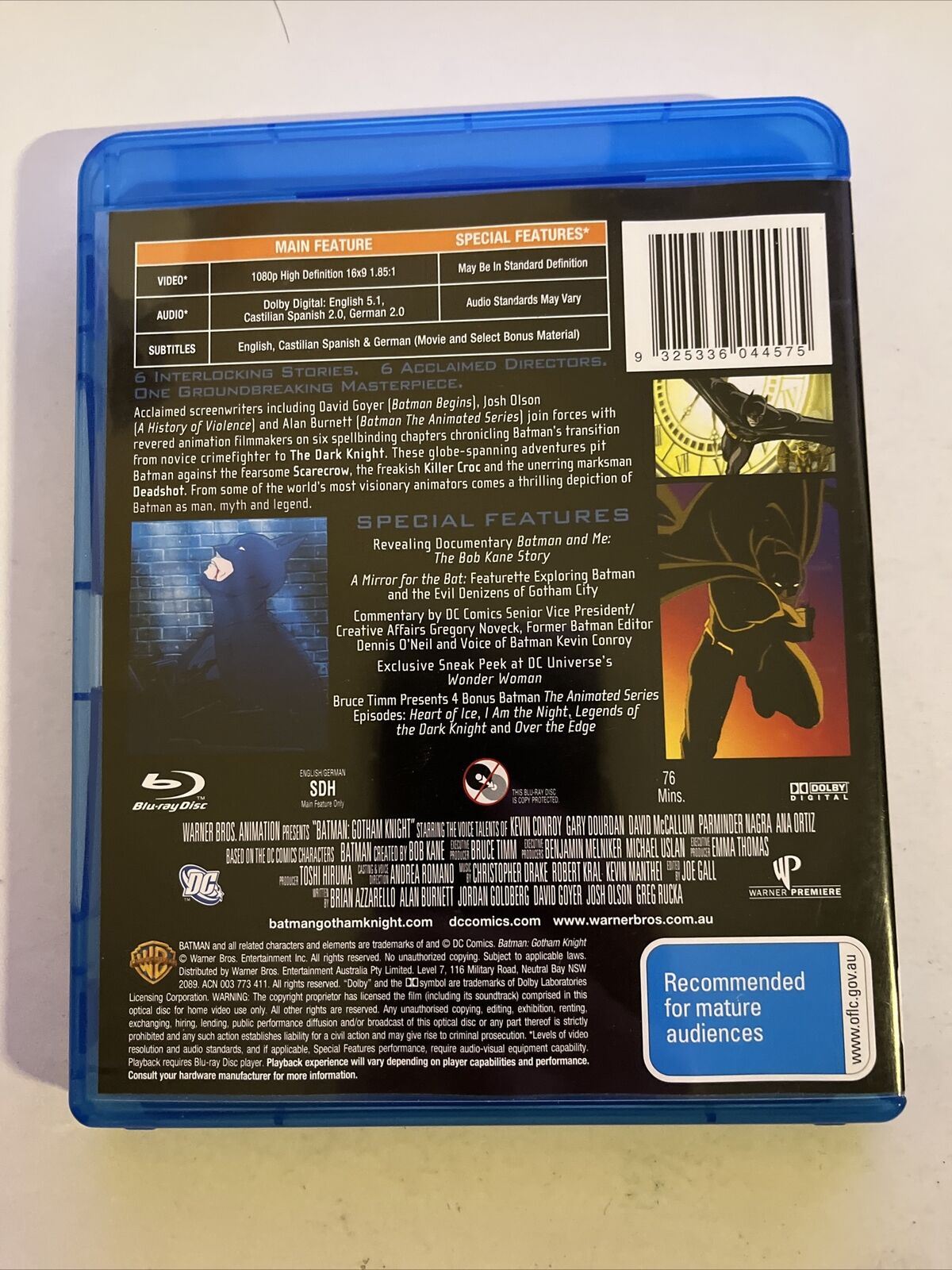 Batman: Gotham Knight (Blu-ray, 2008)