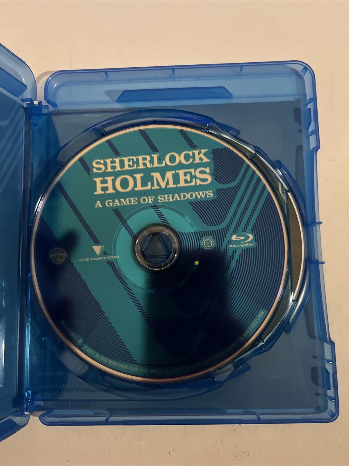 Sherlock Holmes - A Game Of Shadows (Blu-ray, 2012) Robert Downey Jr. Region B
