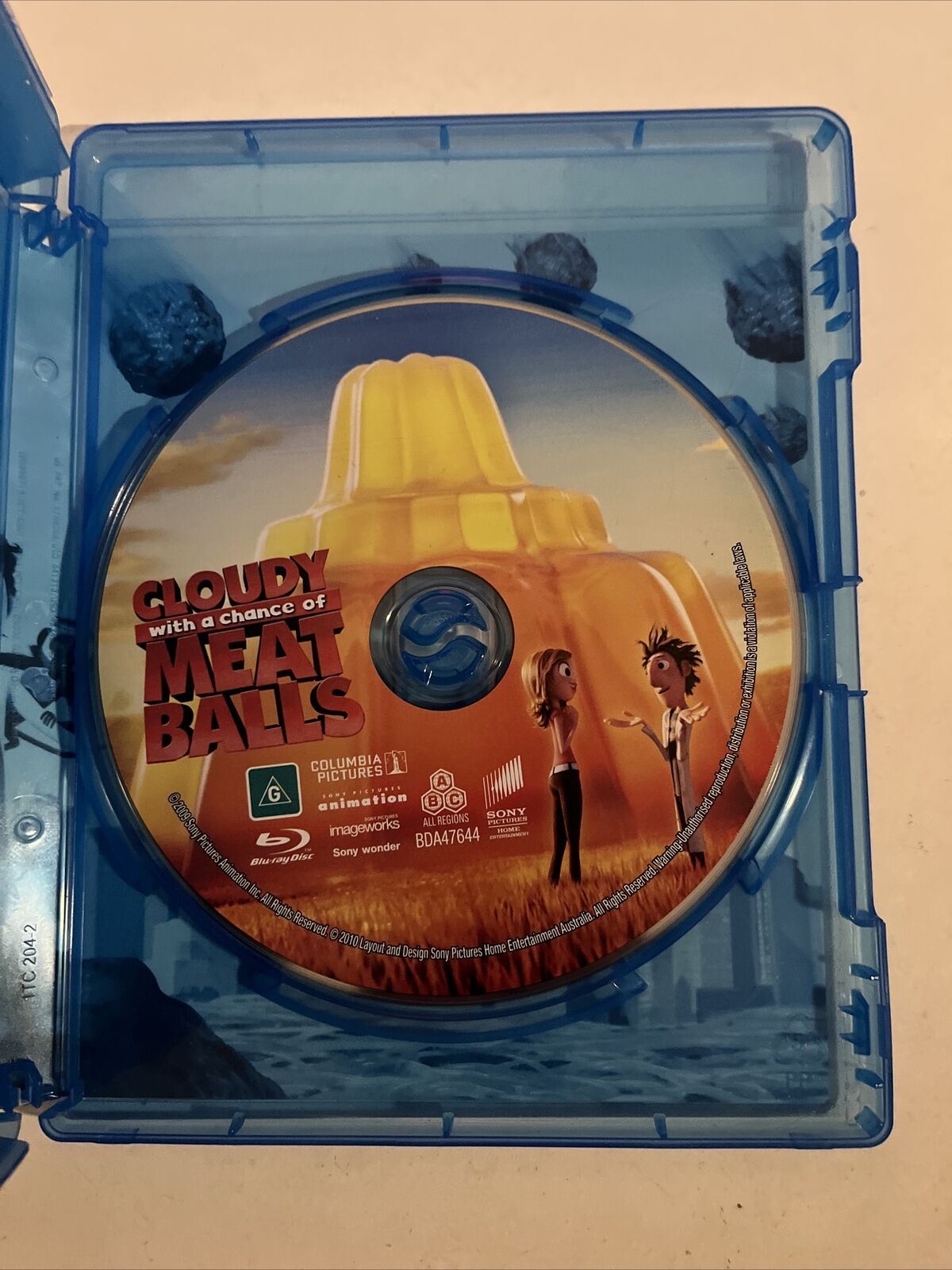 Cloudy With A Chance Of Meatballs (Blu-ray, 2009)  All Regions