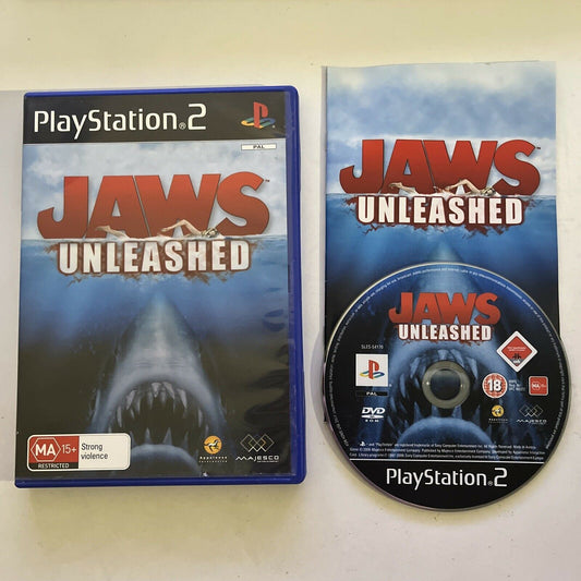 Jaws Unleashed - PlayStation PS2 PAL Game with Manual