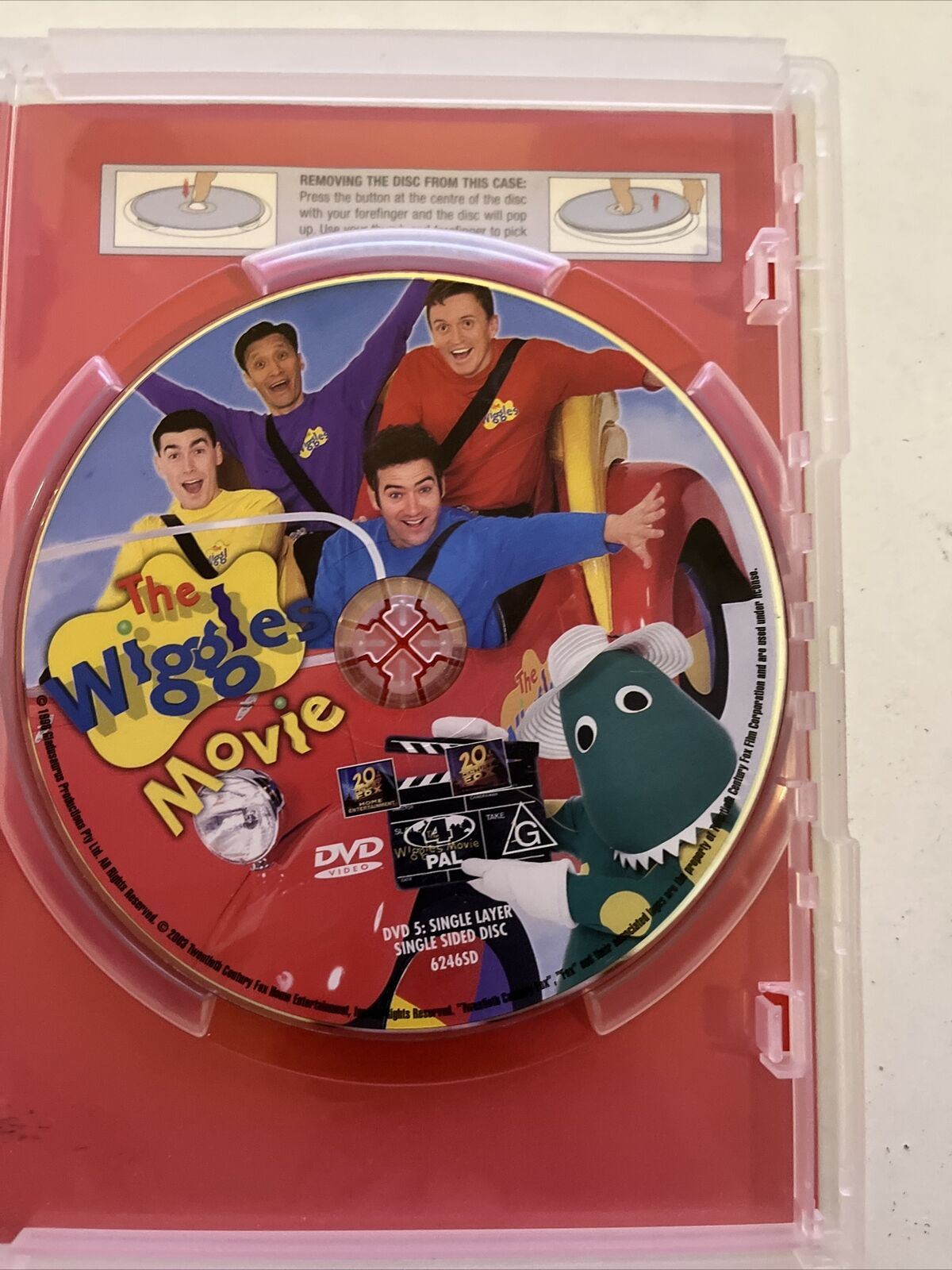 The Wiggles Movie (DVD, 1997) Murray Cook, Jeff Fatt, Greg Page. Region 4