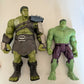 2x Hulk Lot Ragnarok 2017 & Hulk Hasbro 2013