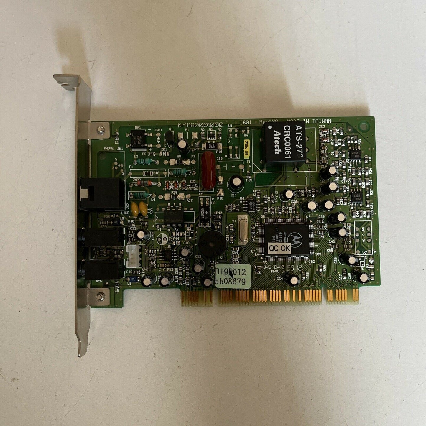 Genuine Motorola KM1160001000 56K Internal Fax Modem / Network Card