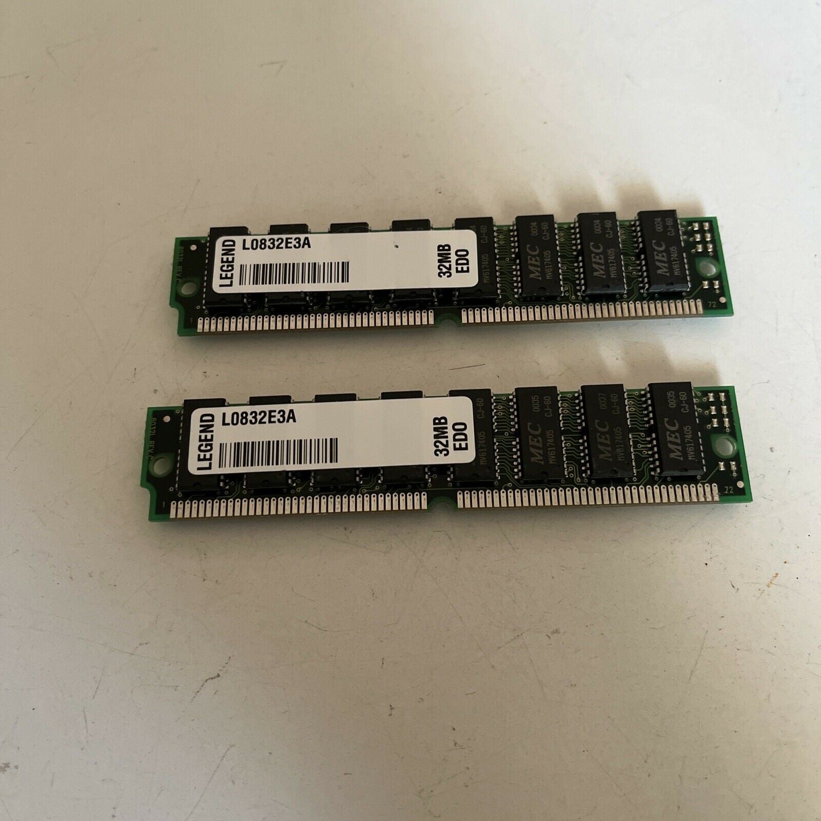 2x 32MB EDO RAM Legend L0832E3A – Retro Unit