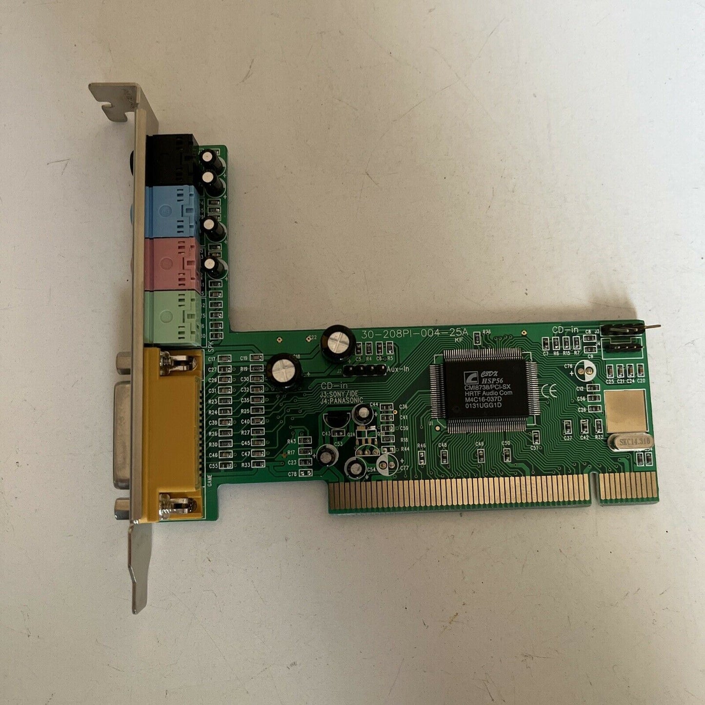 C Media CMI8738/PCI-SX Sound Card with 15-pin Game Port