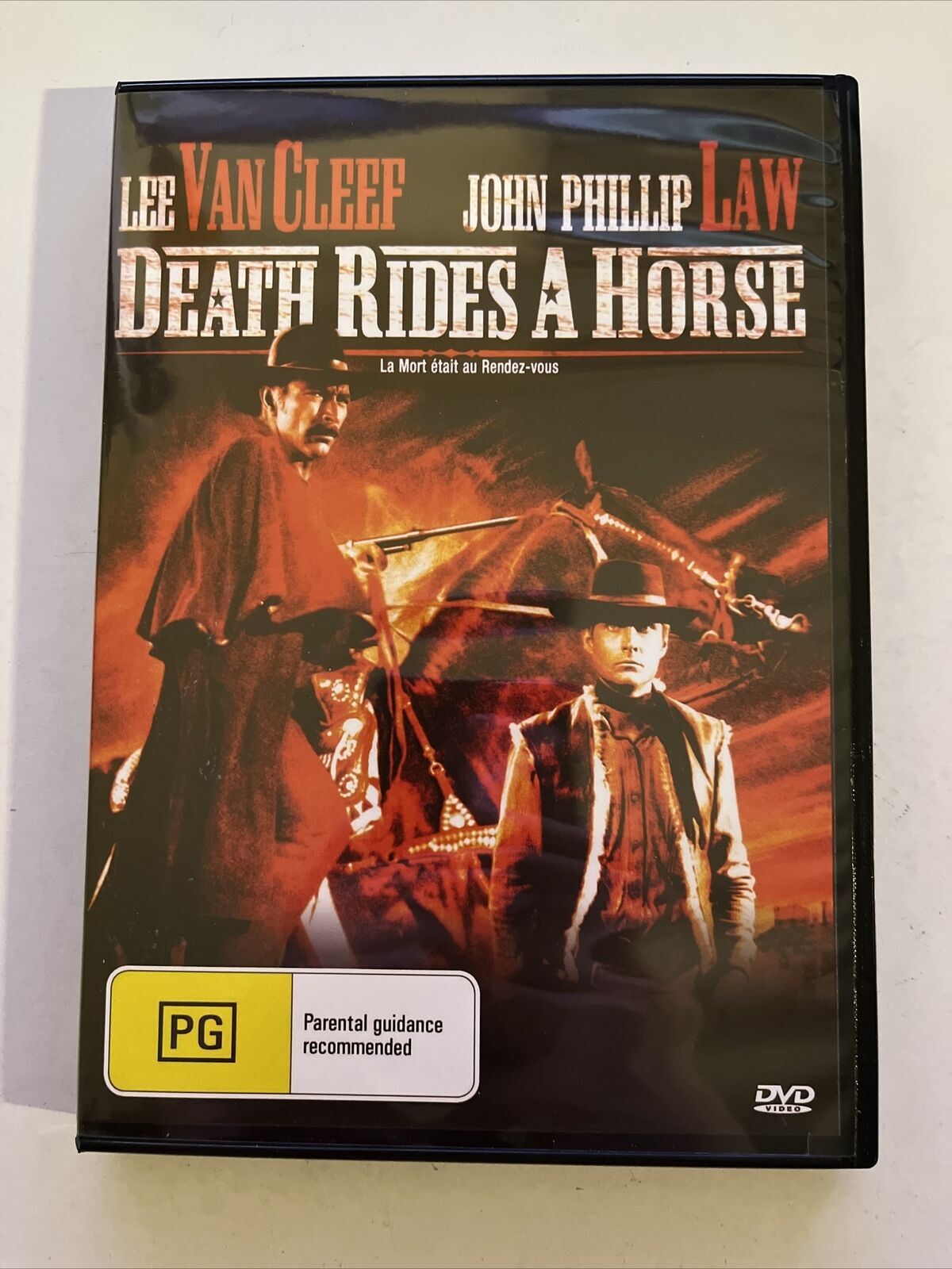 Death Rides A Horse (DVD, 1967) Lee Van Cleef, John Phillip Law. Region 4