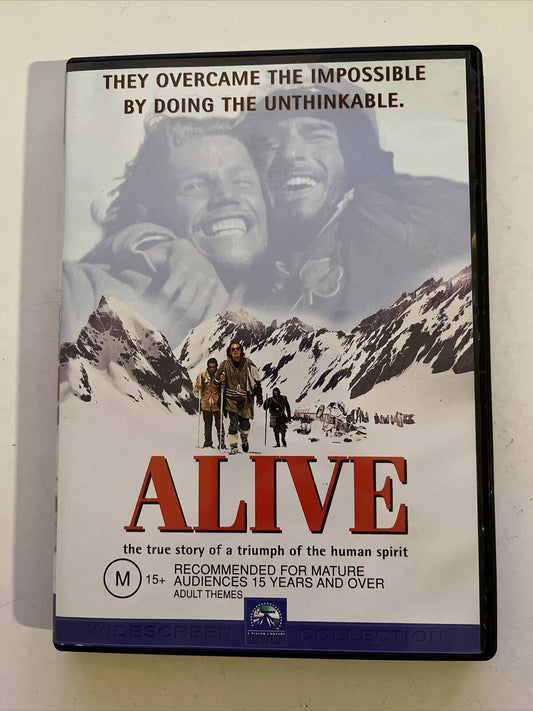 Alive (DVD, 1993) Ethan Hawke, Vincent Spano, Josh Hamilton. True Story.Region 4