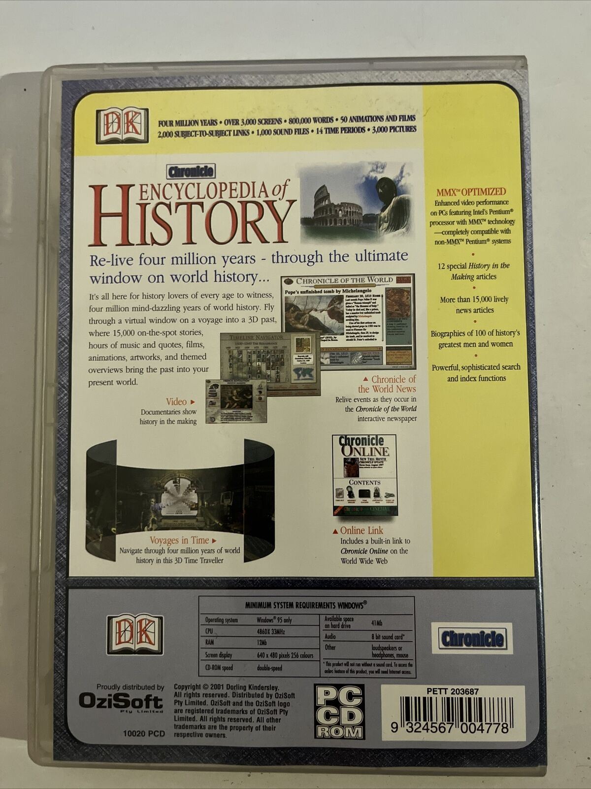 Encyclopedia Of History - PC CD-ROM Windows