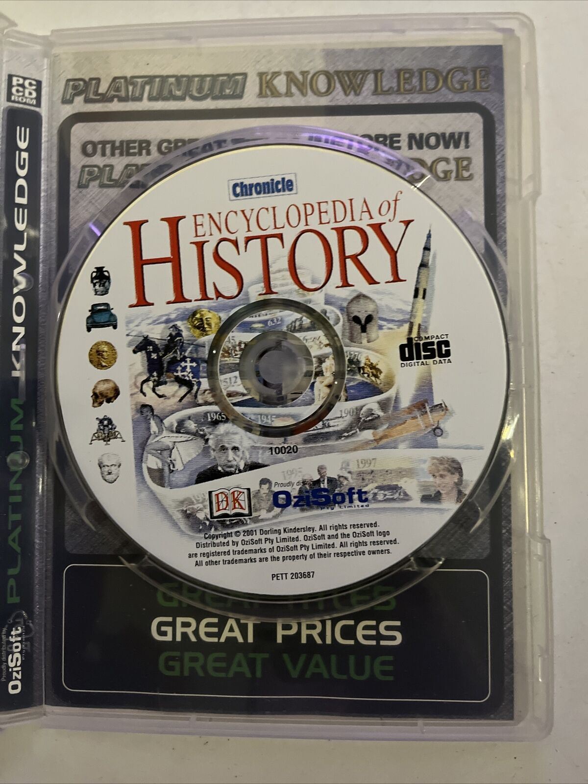 Encyclopedia Of History - PC CD-ROM Windows