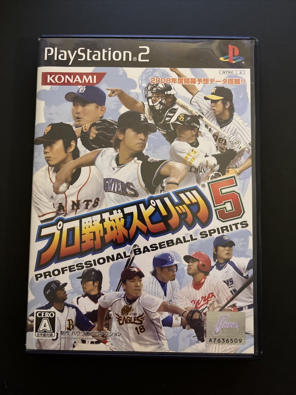 Professional Baseball Spirits 5 - PlayStation PS2 NTSC-J Japan Game with Manual