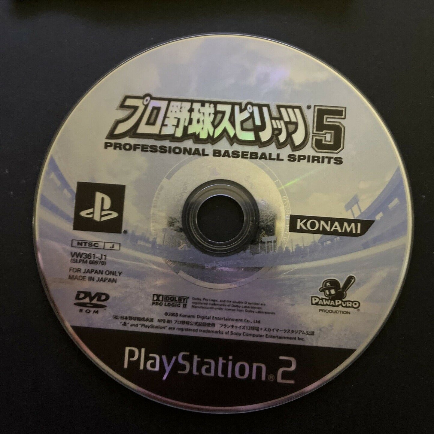 Professional Baseball Spirits 5 - PlayStation PS2 NTSC-J Japan Game with Manual