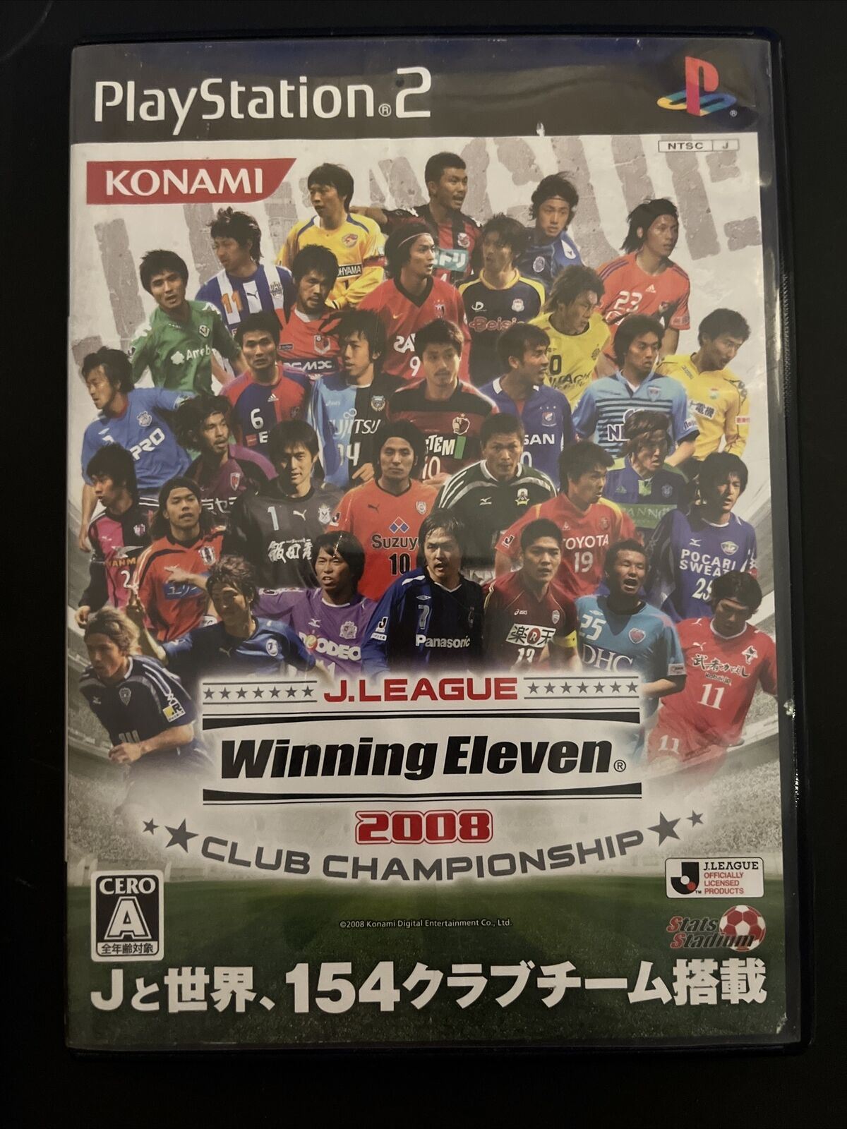 4x Winning Eleven Games 10,11,2007,2008 - PS2 NTSC-J Japan Game w Manual