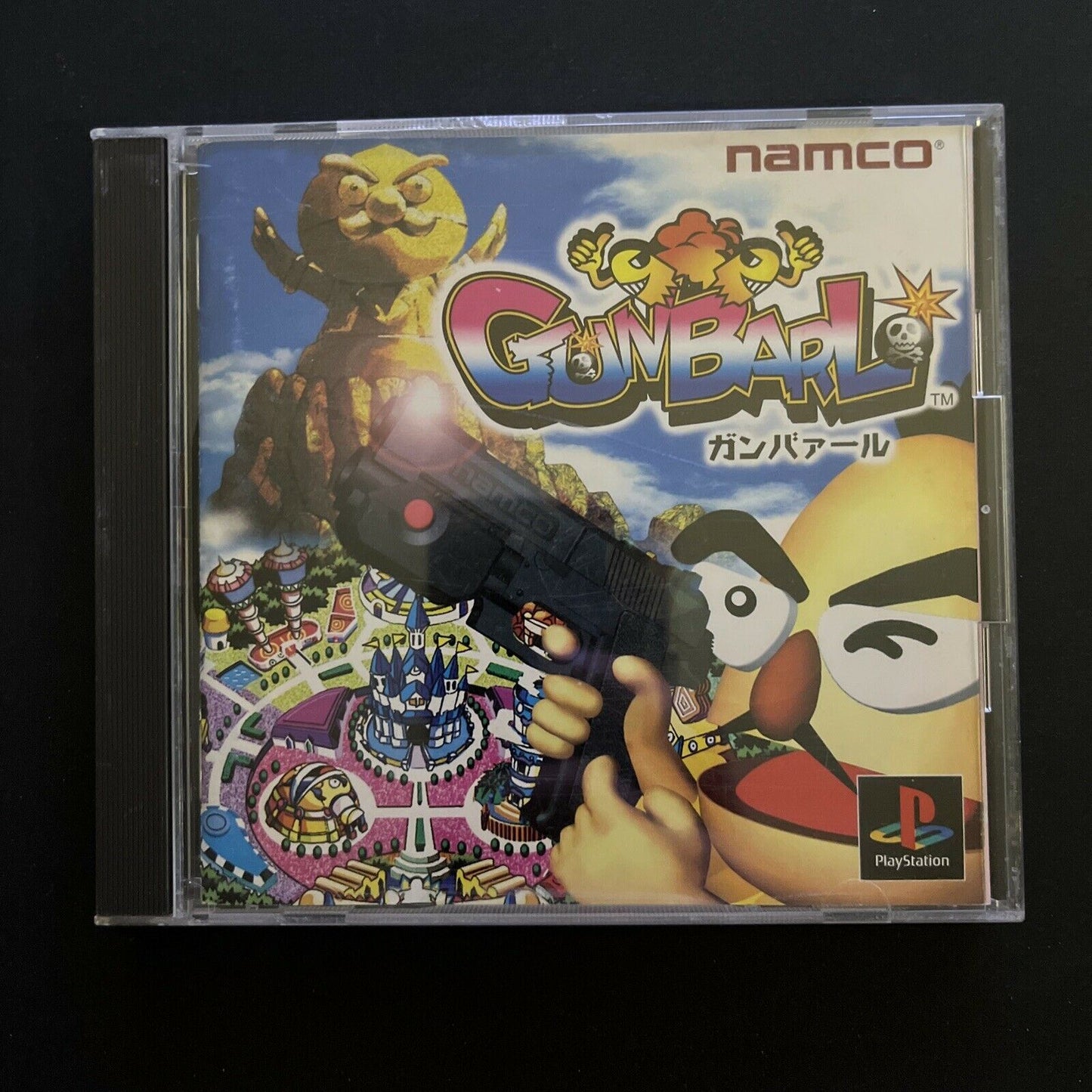 Point Blank Gunbarl - PlayStation PS1 NTSC-J Japan GunCon Light Gun Game