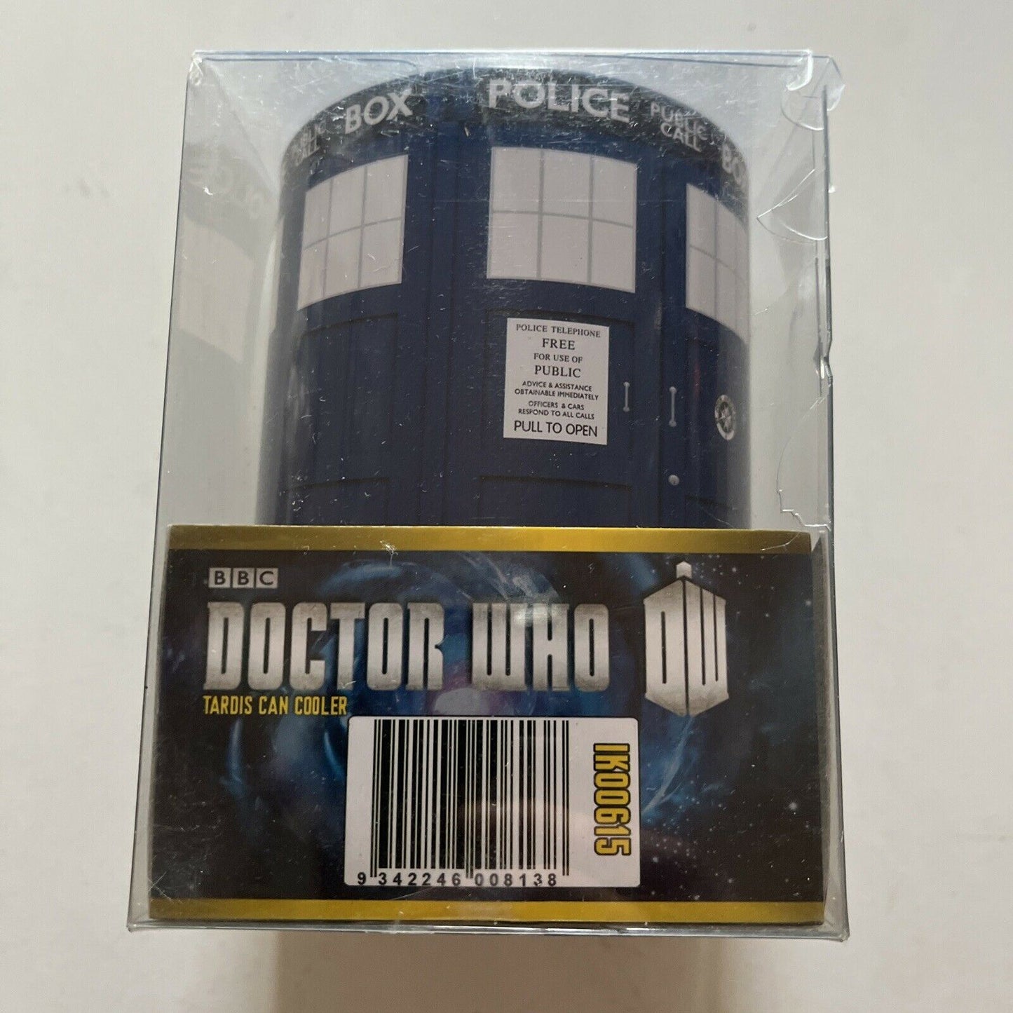 Official Doctor Who TARDIS Can Cooler Stubby Holder