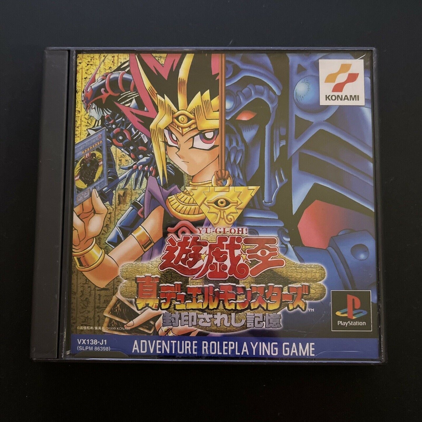 Yu-Gi-Oh: Shin Duel Monsters - PS1 PlayStation 1 NTSC-J Japan Game with Manual