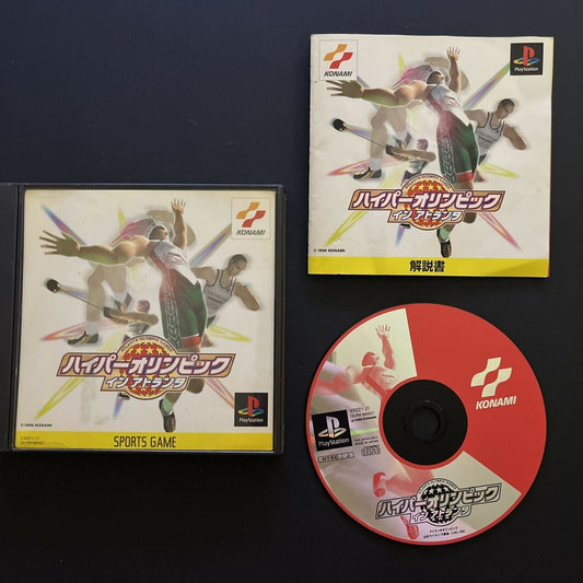 Hyper Olympic in Atlanta - Playstation PS1 NTSC-J Japan Track & Field Game