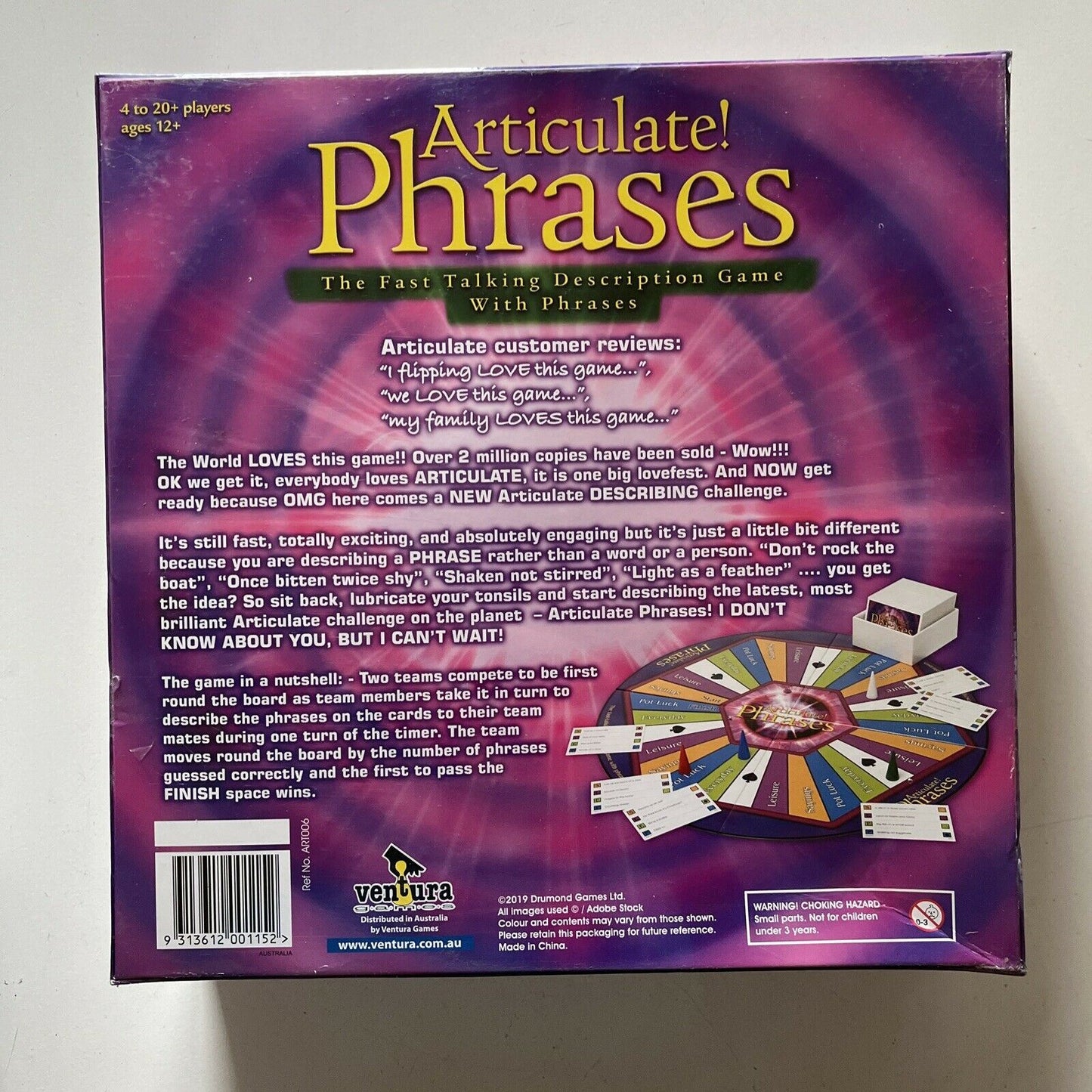 *New Sealed* Articulate Phrases Board Game