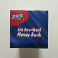 Adelaide Crows AFL Football Shaped Metal Money Tin Box New
