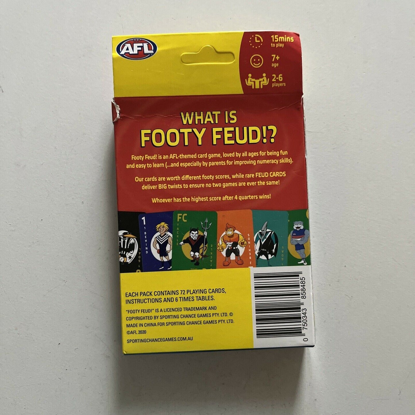 AFL Footy Feud Card Game