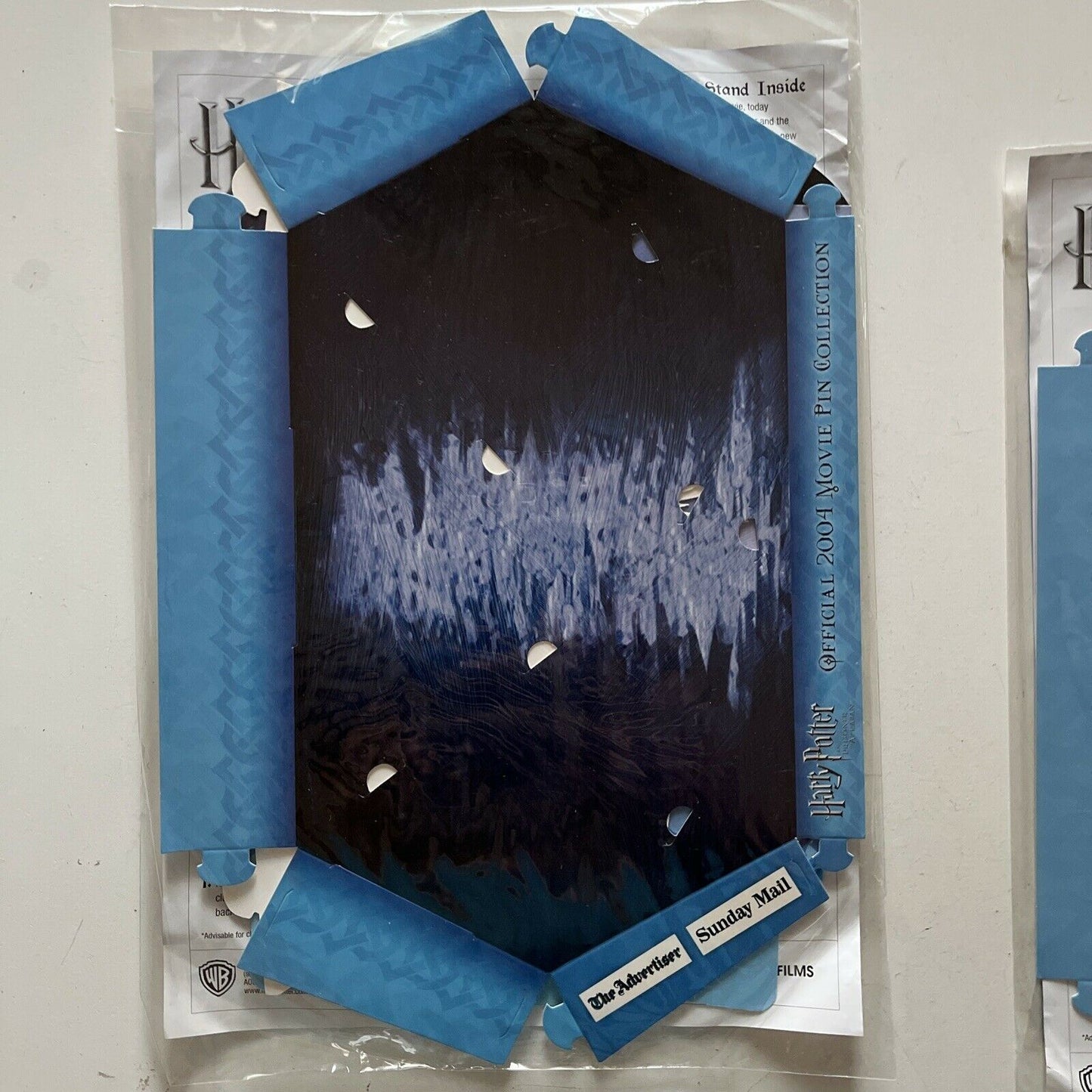 3x Lot Official 2004 Harry Potter Movie Pin Collection Sunday Mail