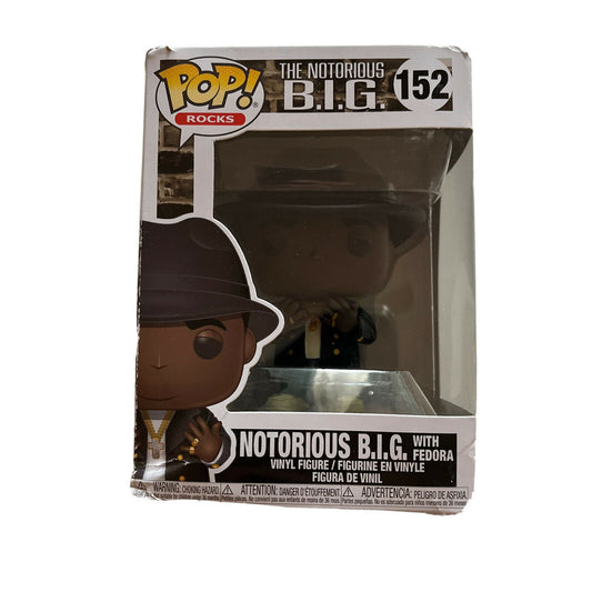 Notorious BIG Pop! Vinyl 152 - Notorious BIG Black Suit Fedora FUNKO