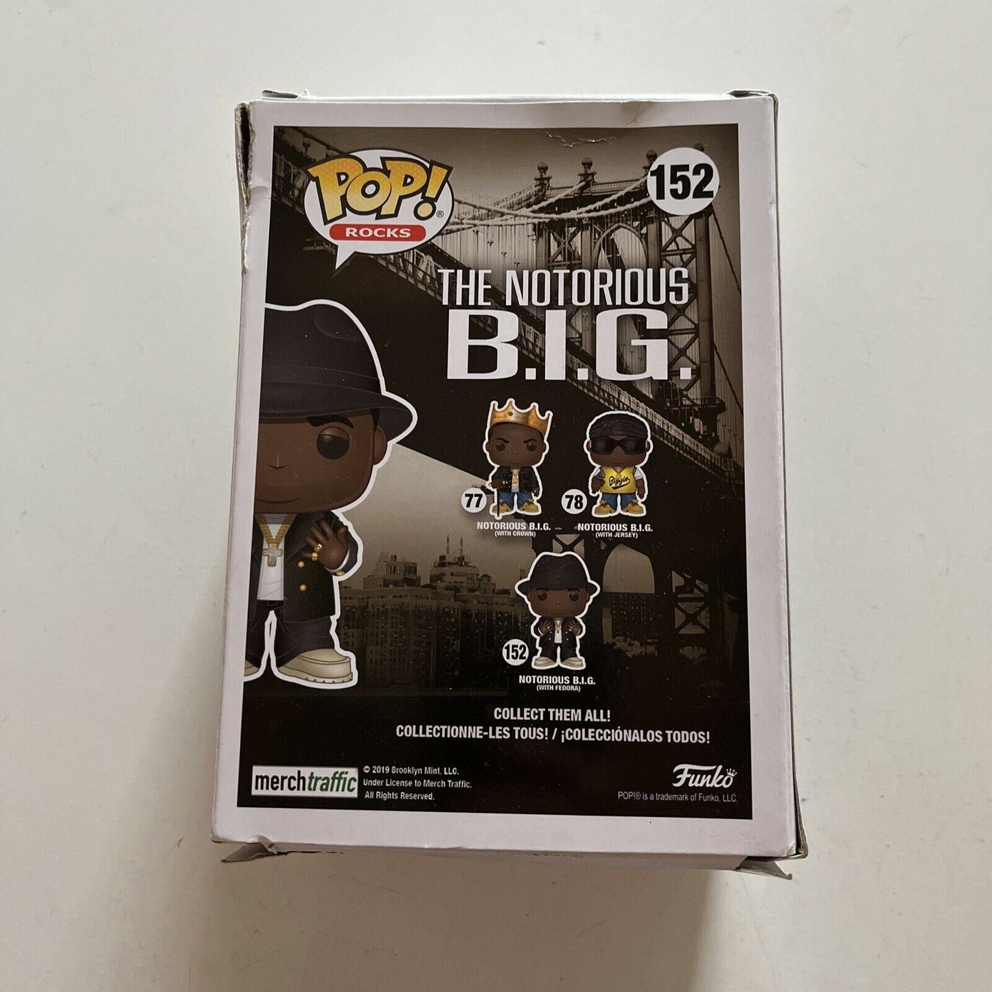 Notorious BIG Pop! Vinyl 152 - Notorious BIG Black Suit Fedora FUNKO