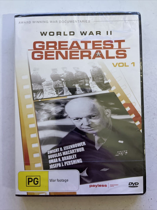 *New Sealed* World War II Greatest Generals Volume 1 (DVD) All Regions