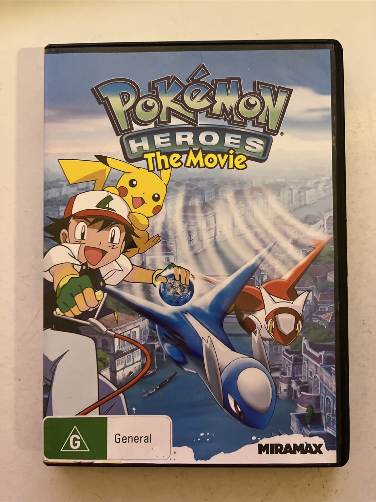 Pokemon Heroes - The Movie (DVD, 2002) Anime Film. Region 4