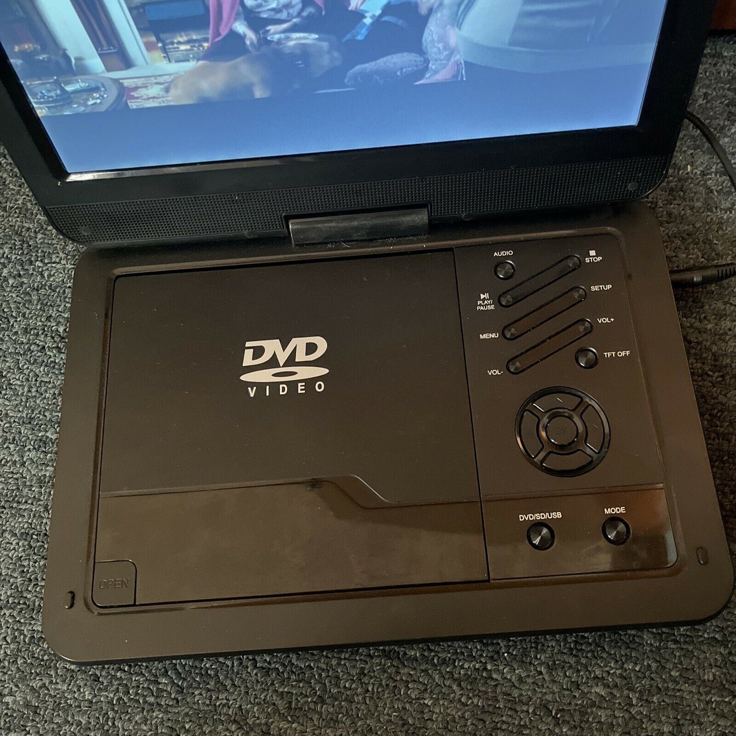 GVA 10 Inch Portable DVD Player PR3263  Plays MP3 USB SD Card
