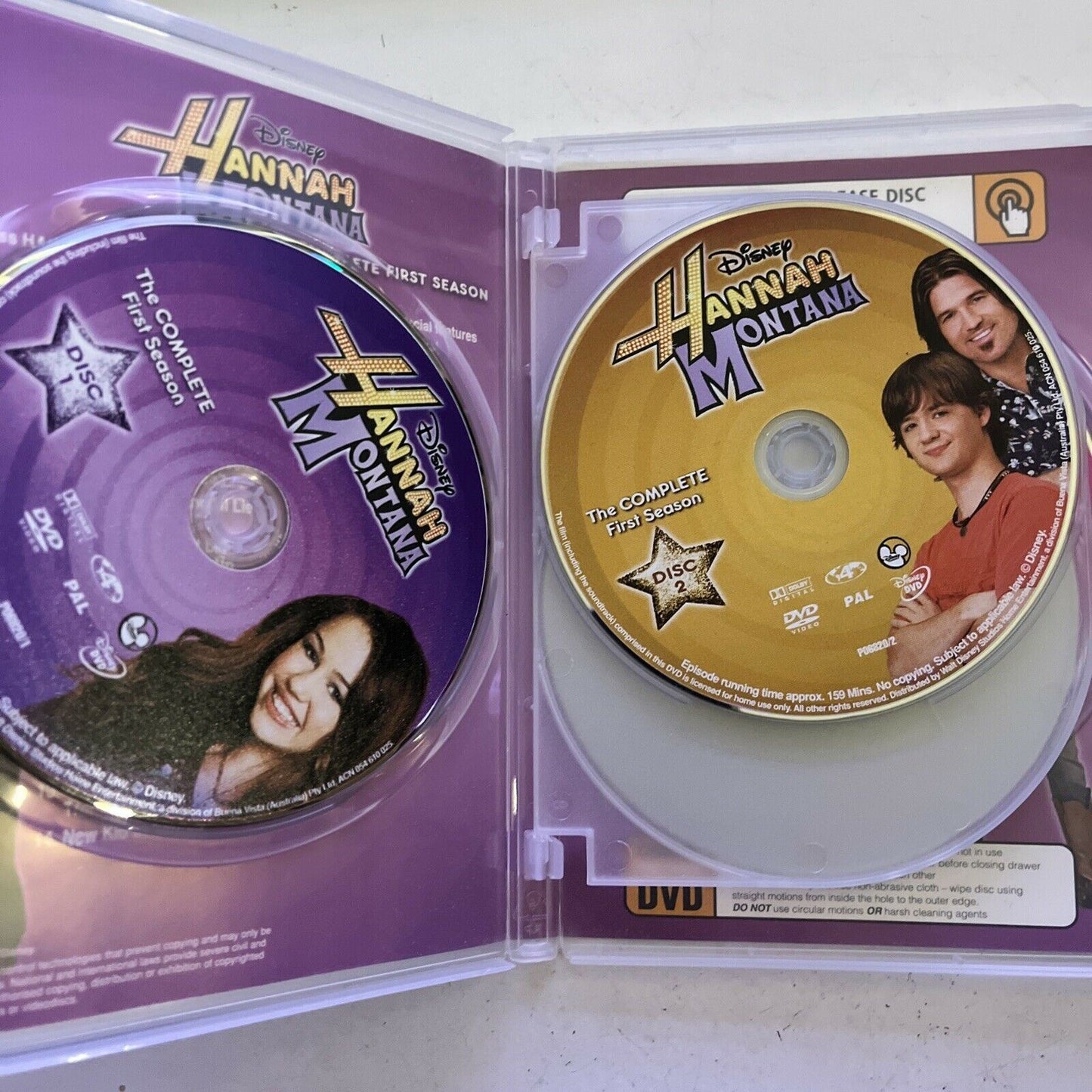 Hannah Montana : The Complete Season 1 (DVD, 2006) Miley Cyrus. Region 4