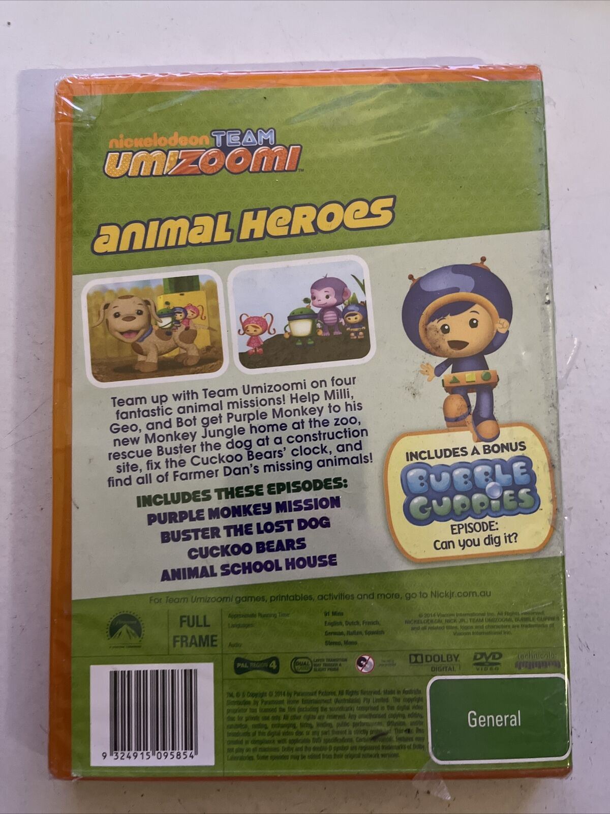 *New Sealed* Team Umizoomi - Animal Heroes (DVD) Region 4