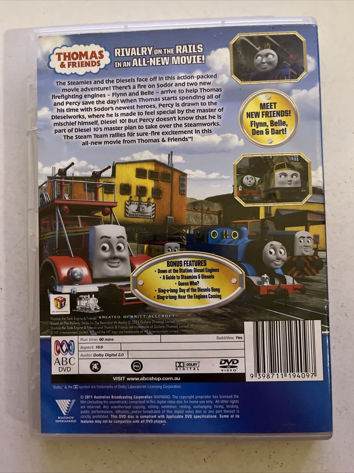 Thomas & Friends - Day Of The Diesels (DVD, 2011) Animated Movie. Region 4