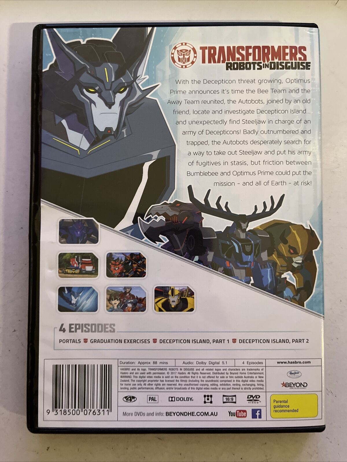 Transformers Robots In Disguise - Decepticon Island (DVD) Region 4