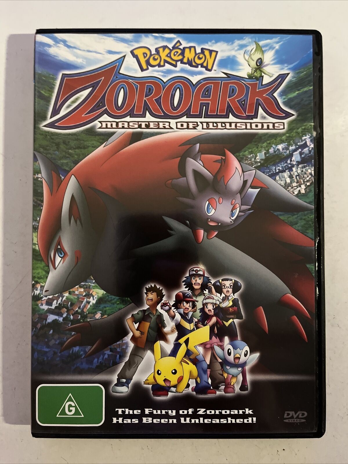 Pokemon Zoroark - Master Of Illusions (DVD, 2010) Anime Film Movie. Region 4