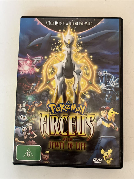Pokemon - Arceus And The Jewel Of Life (DVD, 2009) Anime Film. Region 4