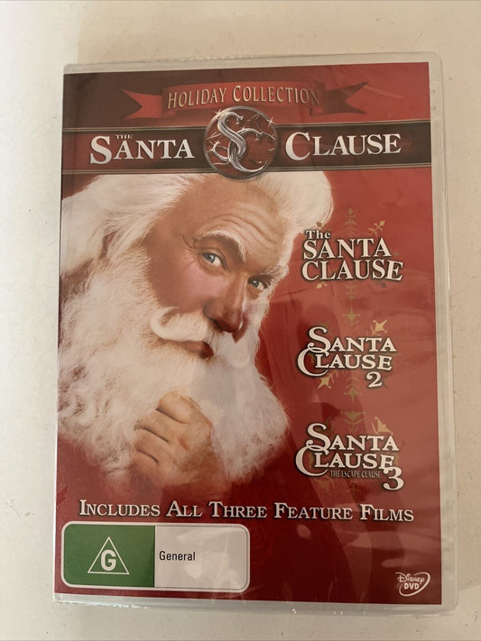 *New Sealed* The Santa Clause 1,2,3 Movie Collection (DVD) Disney. Region 4
