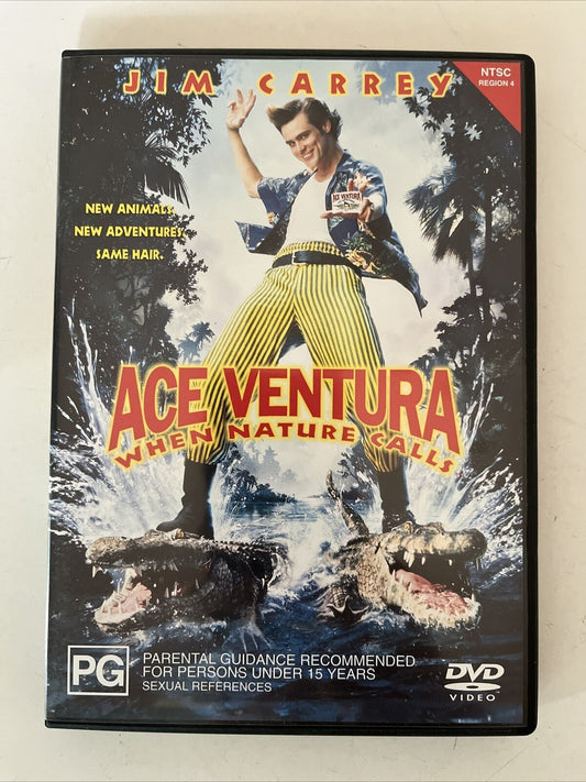 Ace Ventura - When Nature Calls (DVD, 1995) Jim Carrey. Comedy Region 4