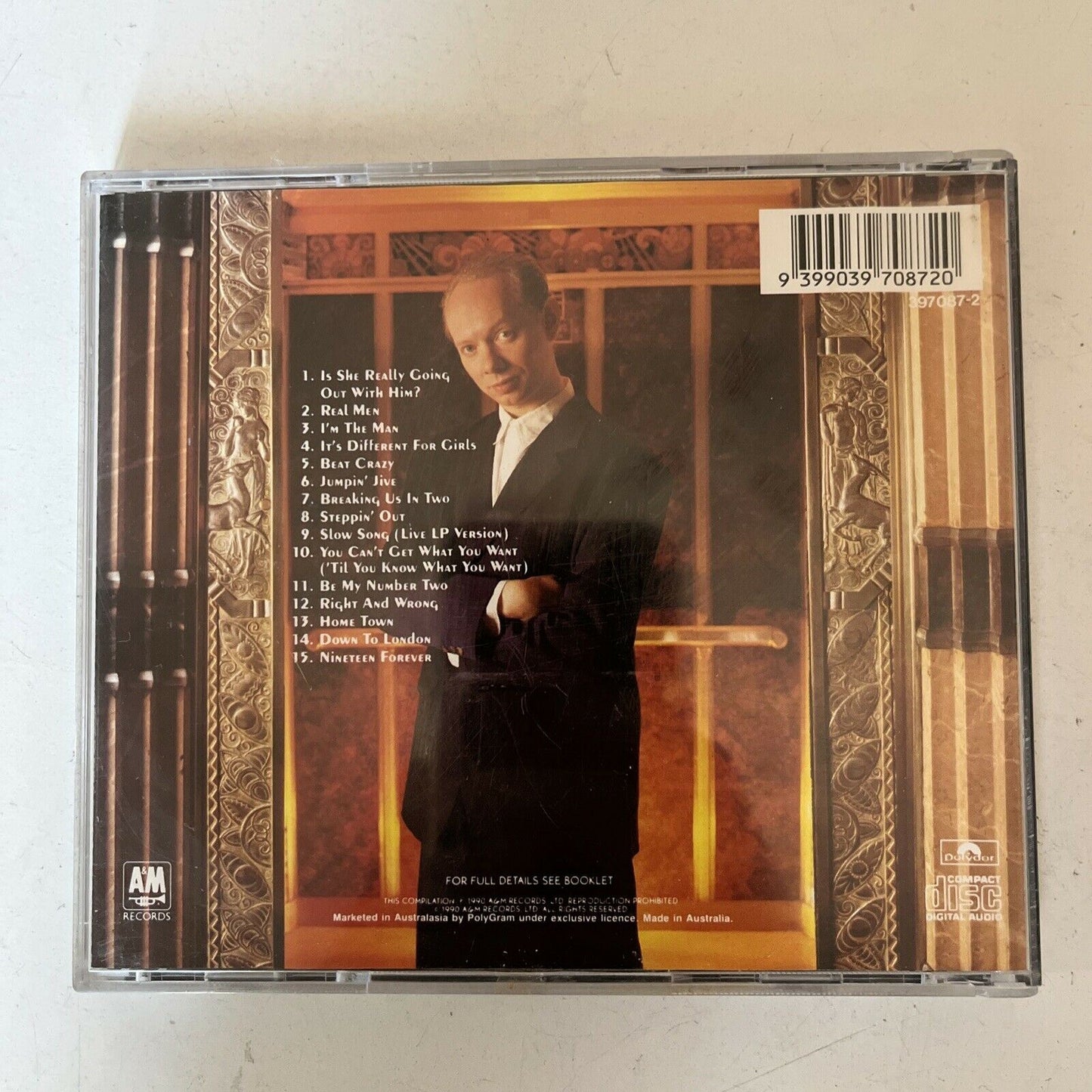 Joe Jackson – Stepping Out - The Very Best Of Joe Jackson (CD, 1990) Album