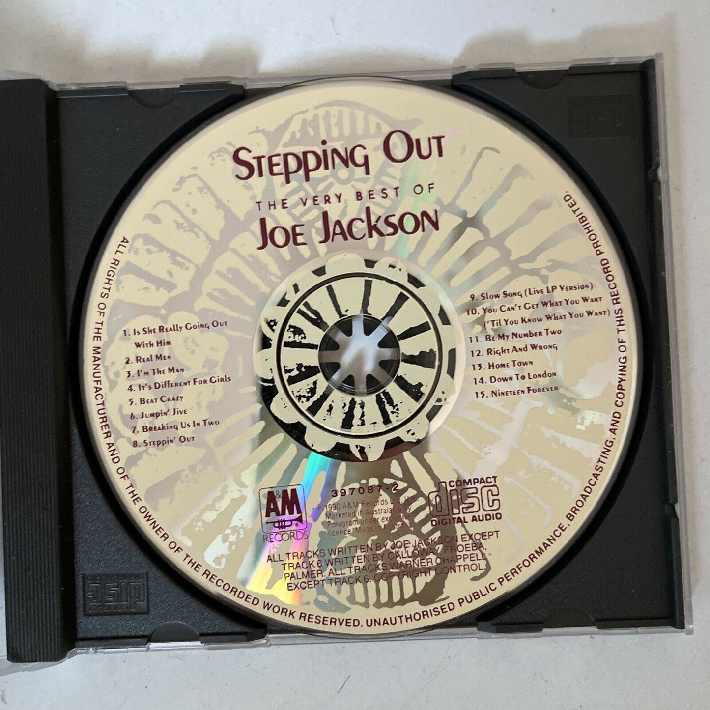 Joe Jackson – Stepping Out - The Very Best Of Joe Jackson (CD, 1990) Album