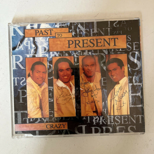 Past To Present ‎– Crazy (CD, 1995) Signed Copy Front Cover