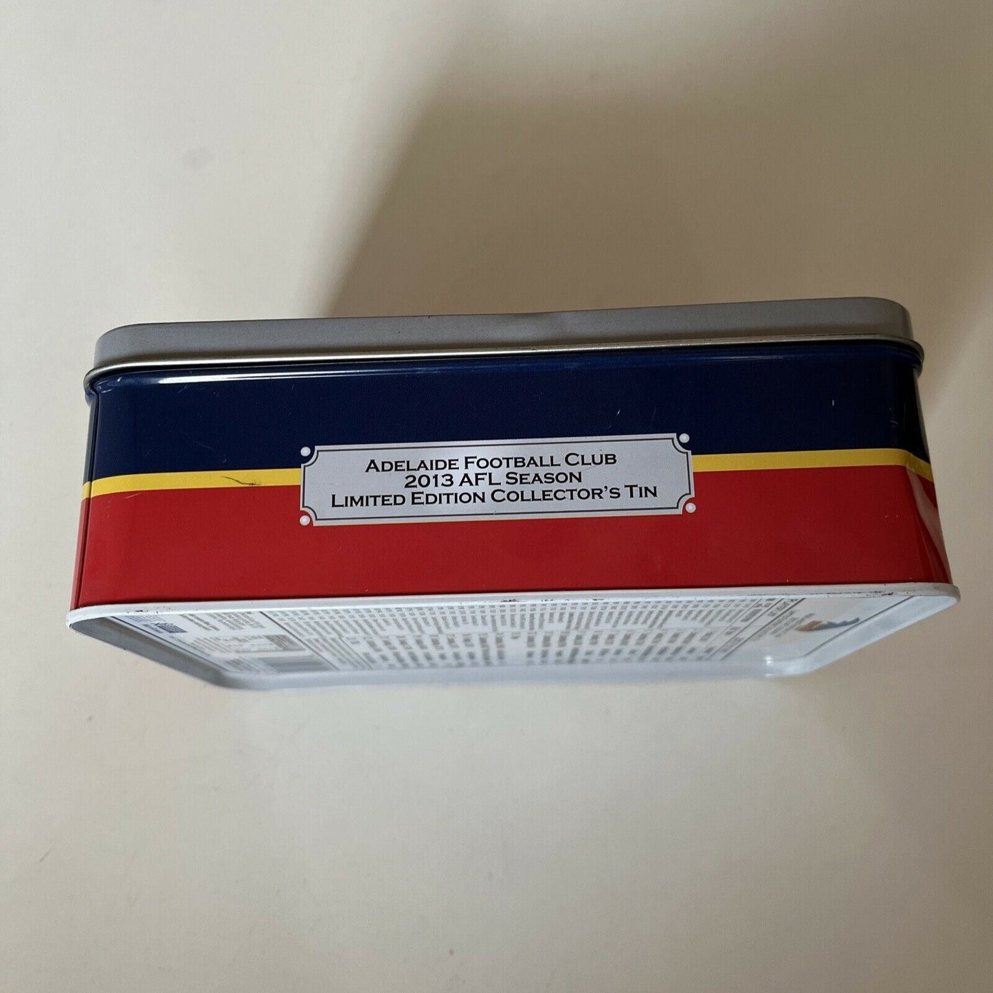 Adelaide Crows 2013 AFL Season Limited Edition Collector's Tin