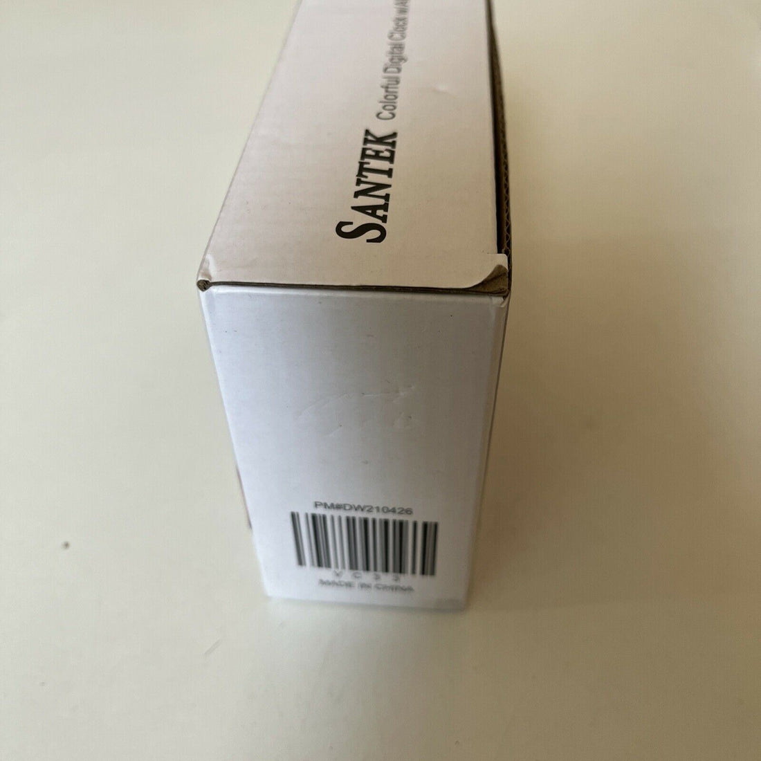 Santek Colourful Travel Digital Clock With Alarm, Temperature, Date Ca