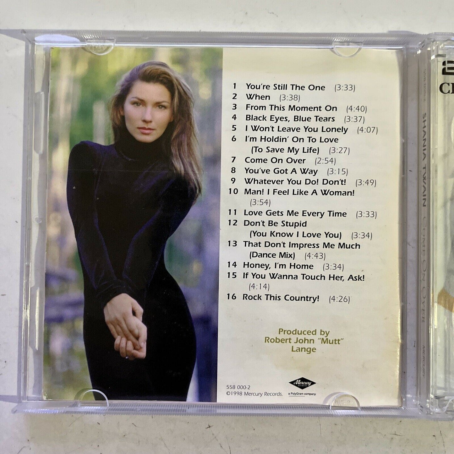 Shania Twain – Come On Over with Australian Bonus Tour CD (CD, 2-Disc, 1997)