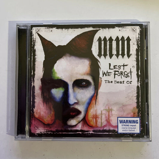 Marilyn Manson - Lest We Forget : The Best of (CD, 2004) Album